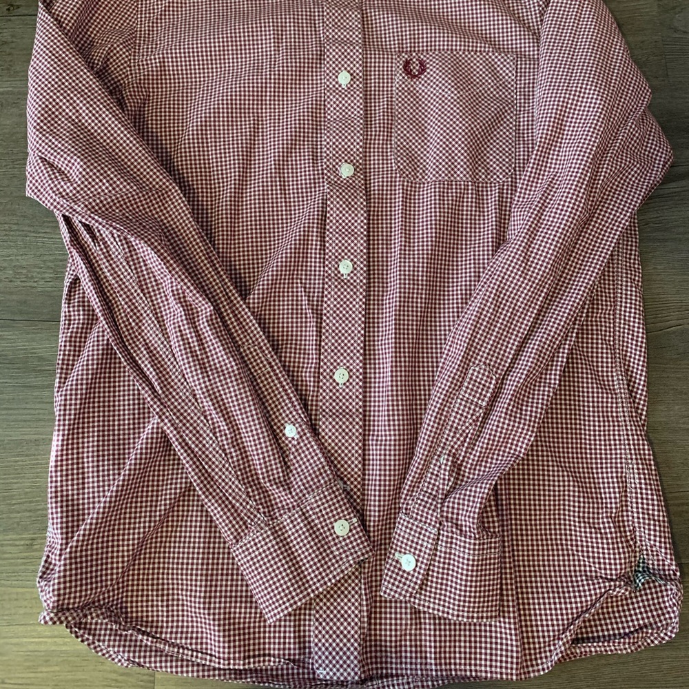 Fred Perry Button Down Tshirt